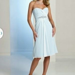 Sophia Tolli Strapless Sweetheart Dress Sz 10